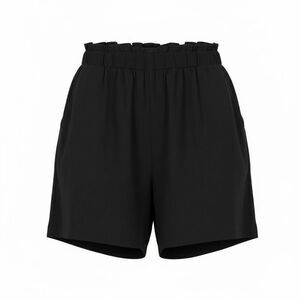 Torrid Elastic Waistband Lined Rayon Pull-on Shorts Black Size 1/1X